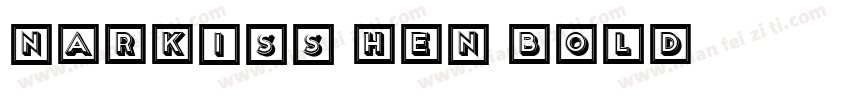 Narkiss Hen Bold字体转换